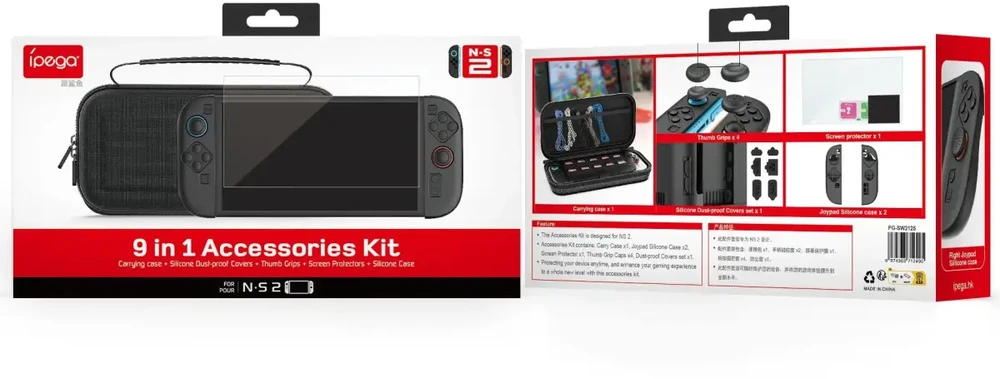 „iPega SW2125 9v1“ sporto paketas, skirtas „Nintendo Switch 2“