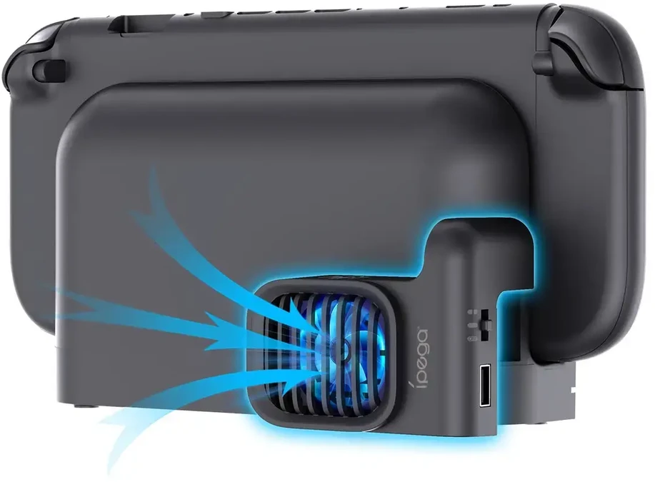 „iPega SW2206“ aušinimo ventiliatorius įkrovimo dokui „Nintendo Switch 2 Blackk“