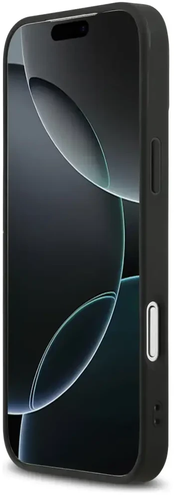 Dėklas DKNY Repeat Texture Pattern with Tonal Stripe skirtas Apple iPhone 17 Pro Max juodas