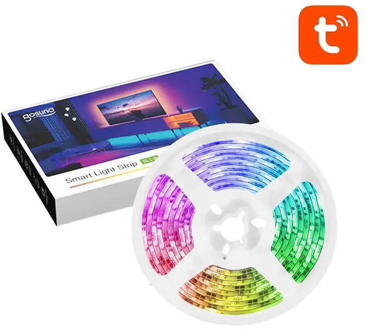 Smart WiFi RGB LED šviesos juosta Gosund SL1 (2,8m), Tuya