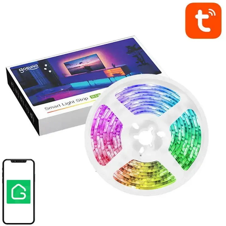 Smart WiFi RGB LED šviesos juosta Gosund SL1 (2,8m), Tuya