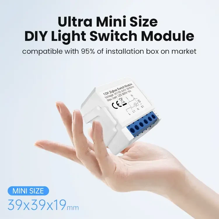 Išmaniojo jungiklio modulis ZigBee Avatto ZWSM16-W1 TUYA