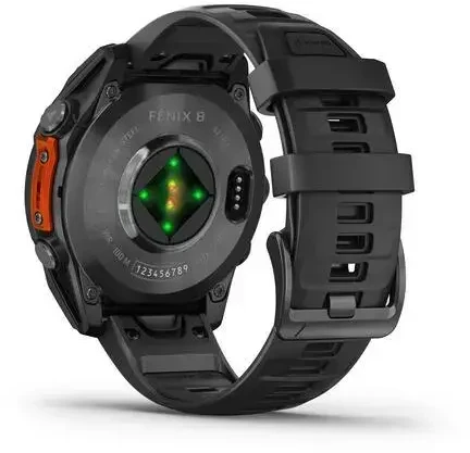 Išmanusis laikrodis Garmin Wearable Fenix 8 - 47 mm 02904 / 010-02904-00 Juodas