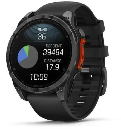 Išmanusis laikrodis Garmin Wearable Fenix 8 - 47 mm 02904 / 010-02904-00 Juodas