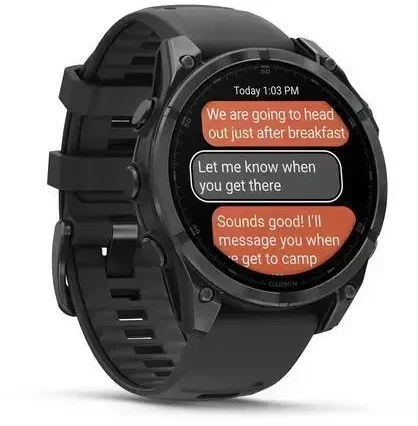 Išmanusis laikrodis Garmin Wearable Fenix 8 - 47 mm 02904 / 010-02904-00 Juodas