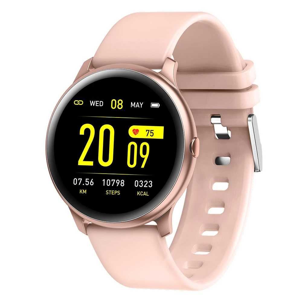 Išmanusis laikrodis Maxcom Fit FW32 Neon, Rožinio aukso spalvos korpusas su rožinės spalvos dirželiu
