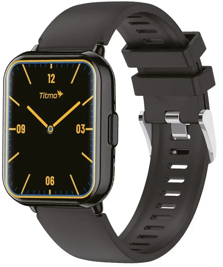 Išmanusis laikrodis TITMO E-100 (TFT, bluetooth call) juodas