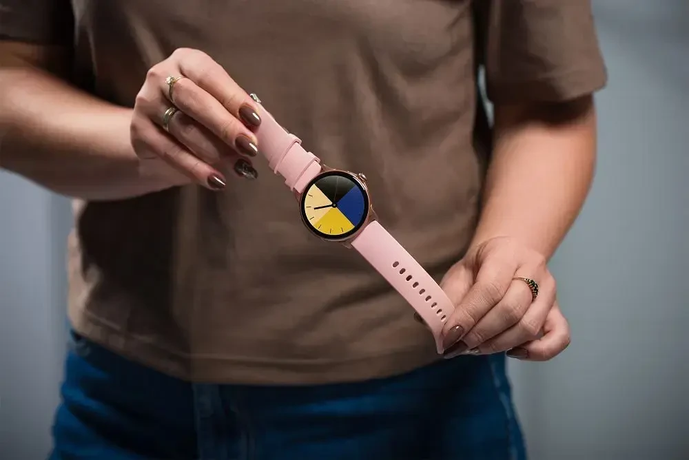 Išmanusis laikrodis TITMO O-150 (AMOLED, bluetooth call) pink