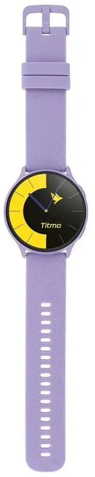 Store24 Išmanusis laikrodis TITMO O-200 (GPS, AMOLED, bluetooth call, silicone strap) lavender
