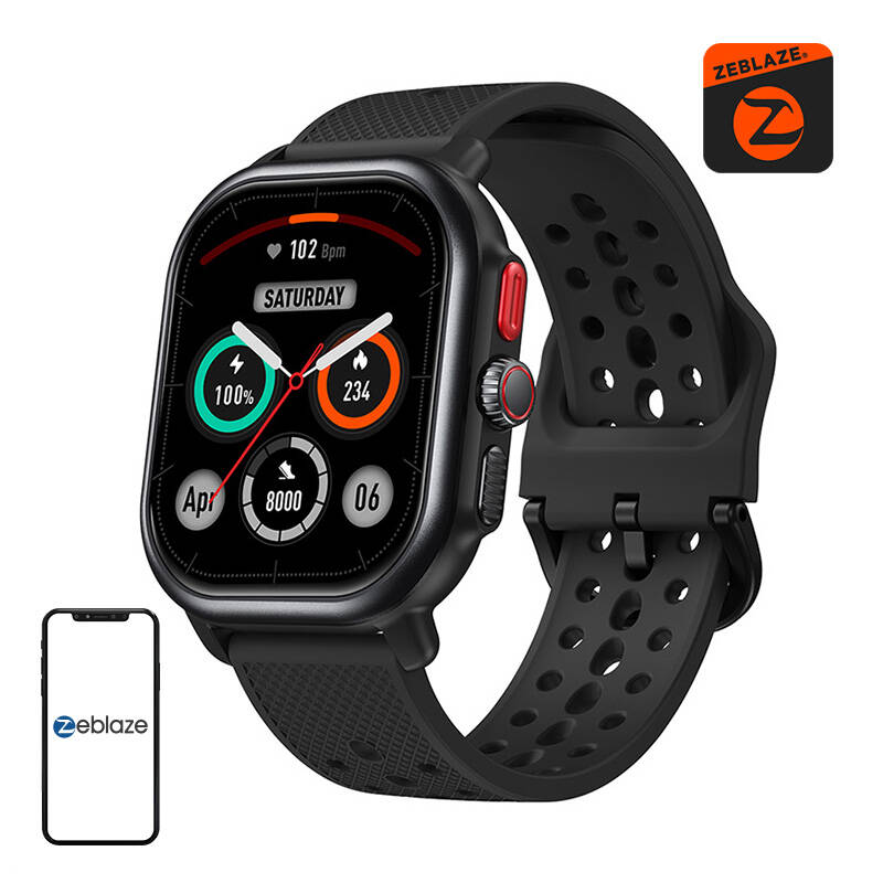 Išmanusis laikrodis Zeblaze Beyond 3 Pro (Lava Juodas)