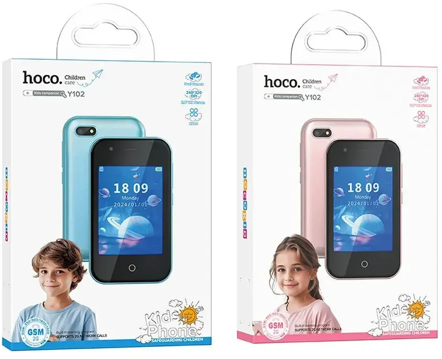 Išmanusis telefonas for kids Hoco 2,8" 2G Y102 mėlynas