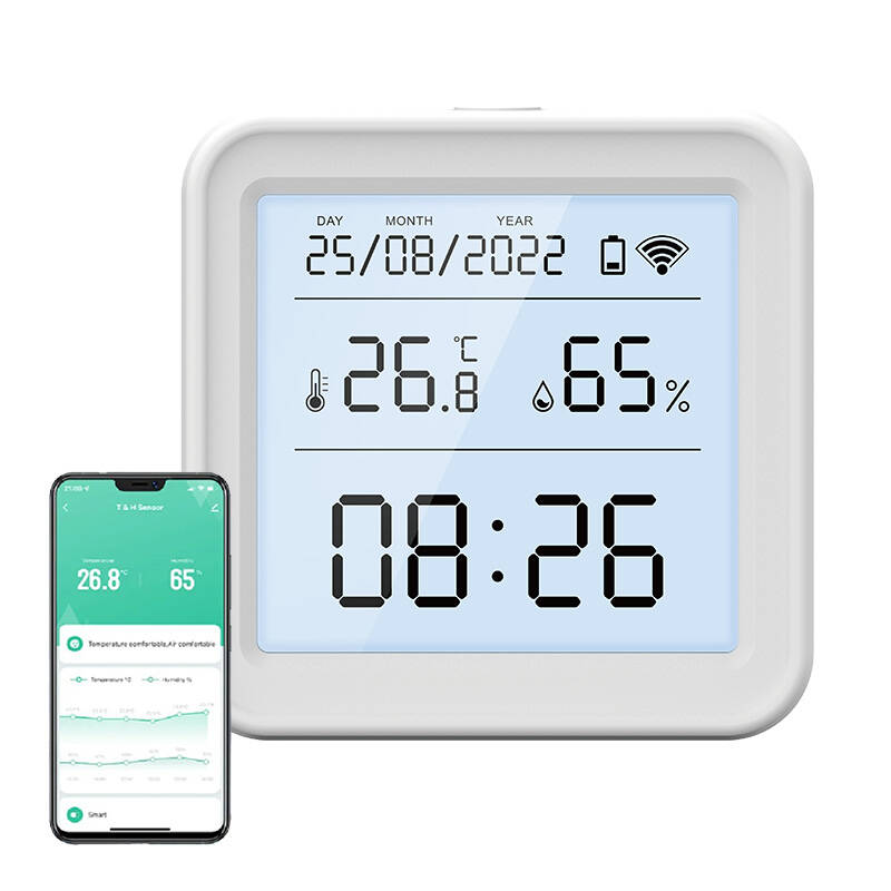 Drėkintuvas Išmanusis temperatūros ir drėgmės jutiklis Wi-Fi Gosund S6 (LCD ekranas, apšvietimas)