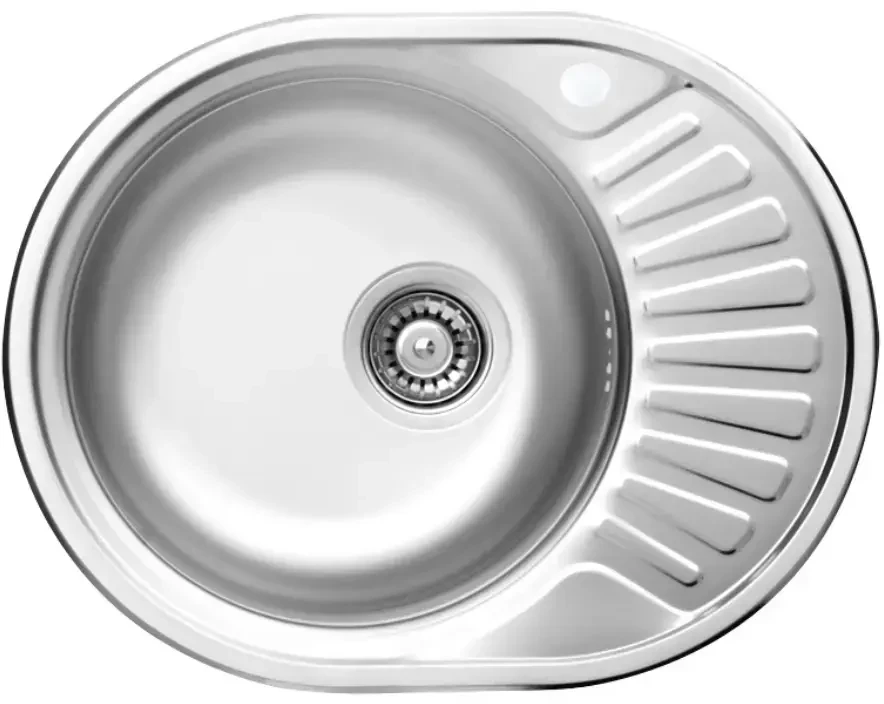 Virtuvės kriauklė AB 570x450x0.8mm Nerūdijančio plieno