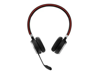Jabra Evolve 65 SE UC Stereo Belaidės ausinės su mikrofonu, Bluetooth, Charging Stovas