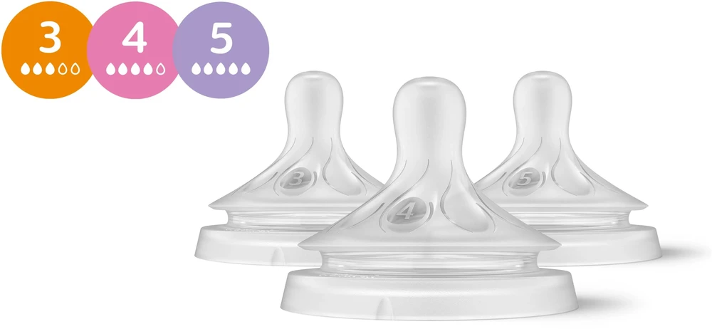 Philips AVENT Natural žindukai 3, 4 ir 5 dydžio