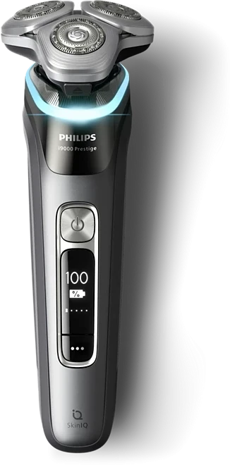 Philips i9000 Prestige drėgnojo ir sausojo skutimo skustuvas su „SkinIQ“