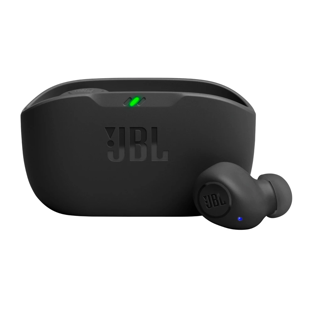 JBL Wave Buds TWS belaidės ausinės, Juodos spalvos