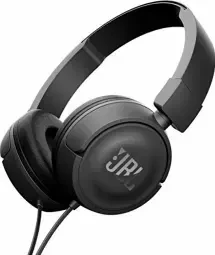 Lengvos ir patogios Ausinės JBL Tune 500 Pure Bass sound su mikrofonu, juodos