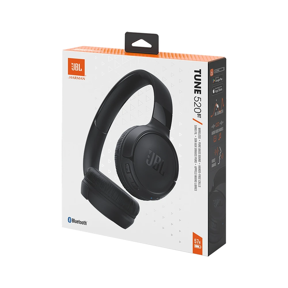 JBL Tune 520BT Bluetooth ausinės juodos