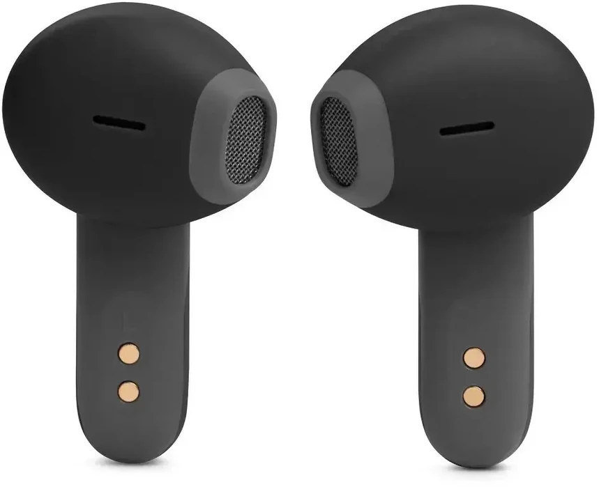 JBL Wave Flex juodos ausinės su krovimo kontaktais