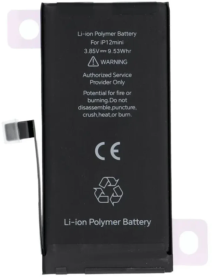JCID diagnozuojama (naudota) iPhone 12 Mini baterija 2460 mAh (didelės talpos)