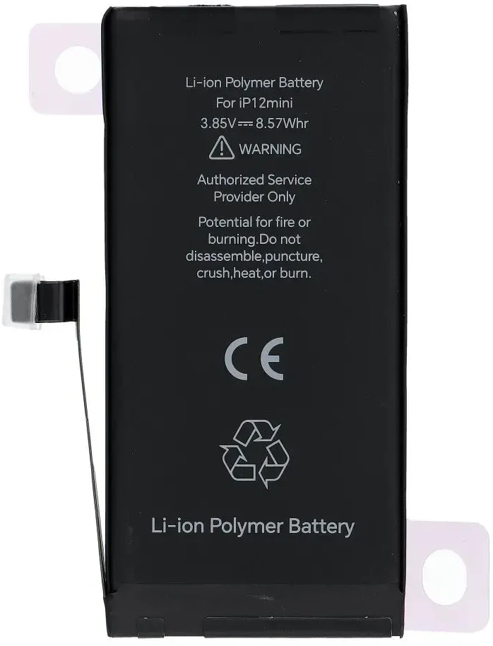 JCID diagnozuojama (naudota) „iPhone 12 Mini“ baterija, 2227 mAh (standartinė talpa)