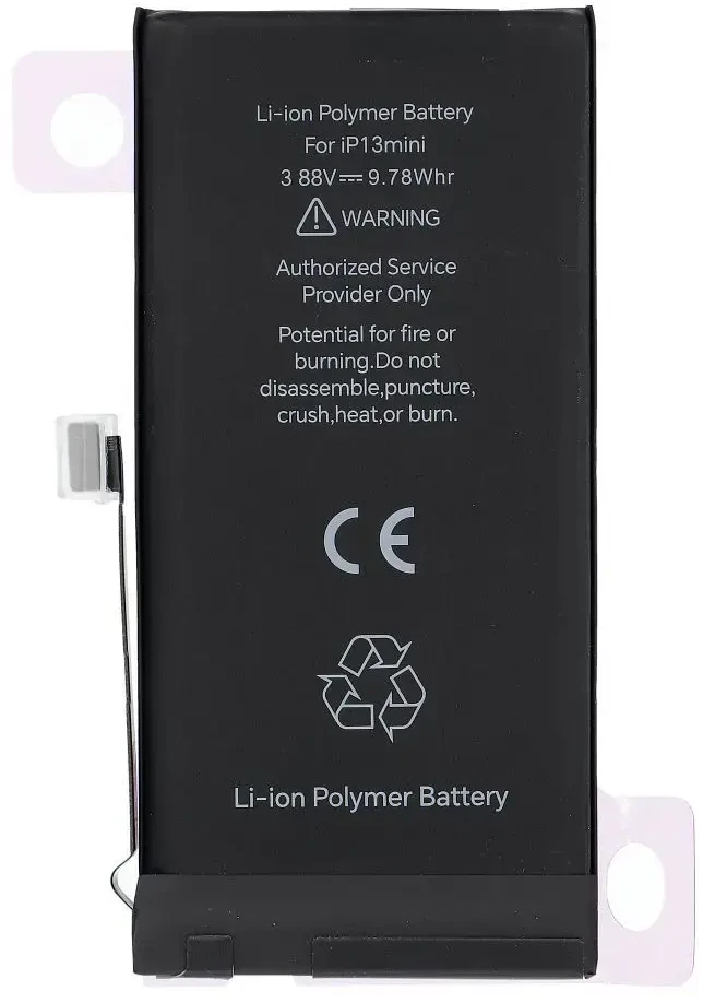 JCID diagnozuojama (naudota) iPhone 13 Mini baterija 2520 mAh (didelės talpos)