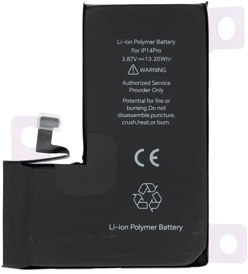 JCID diagnozuojama (naudota) iPhone 14 Pro baterija 3410 mAh (didelės talpos)