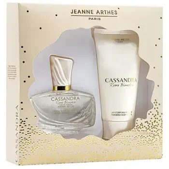 Jeanne Arthes Cassandra Roses Blanches rinkinys moterims (EDP 100ml, lotion 150ml)