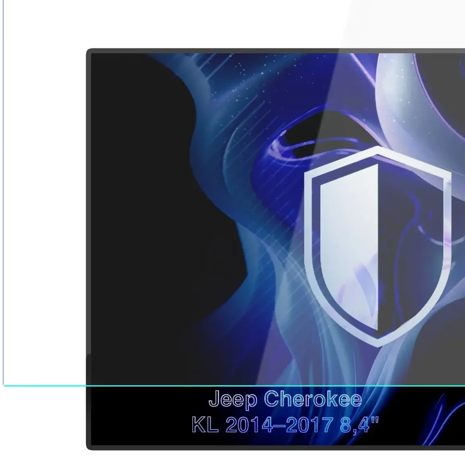 3Mk Protection Jeep Cherokee KL (2014 – 2017) 8,4" - 3mk BladeShield Center Ekranas
