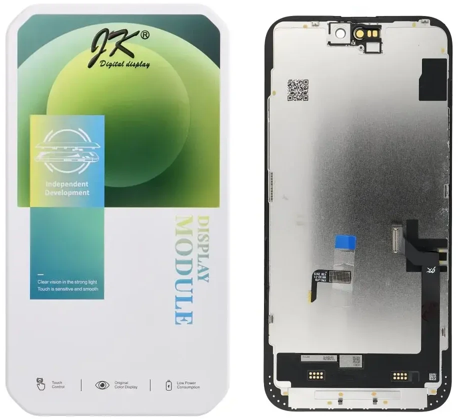 JK LCD ekranas, skirtas IPHONE 15 PLUS FullHD Incell (keisti IC)