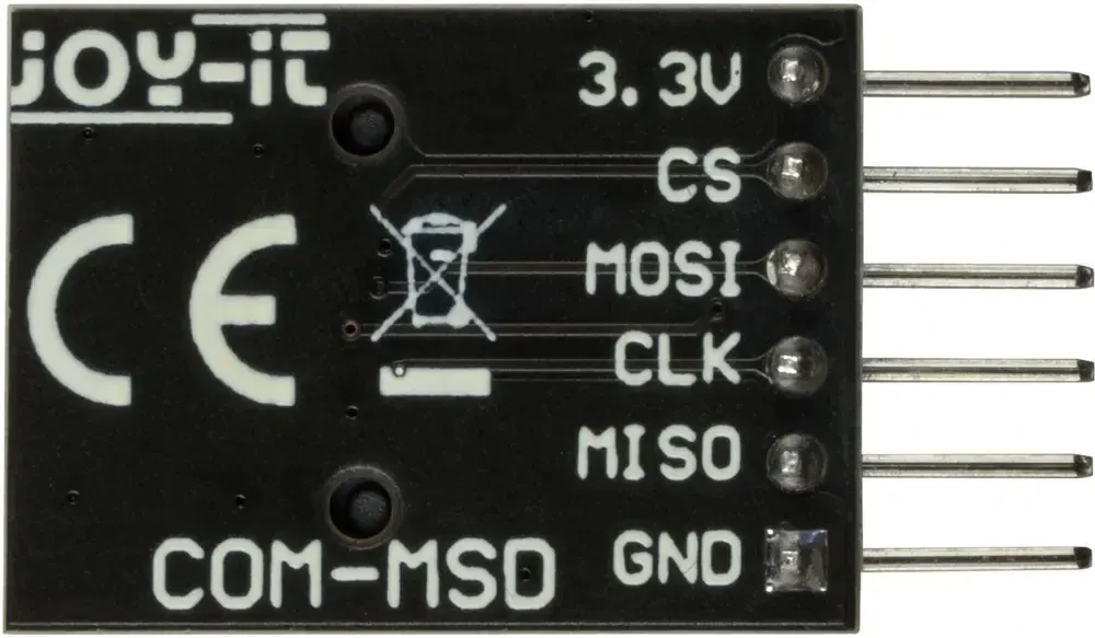 Micro SD kortelių skaitytuvo modulis – Joy-IT COM-MSD