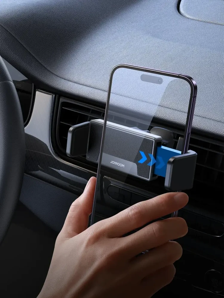 Joyroom automobilinis telefono laikiklis oro ventiliacijai juodas (JR-ZS377)