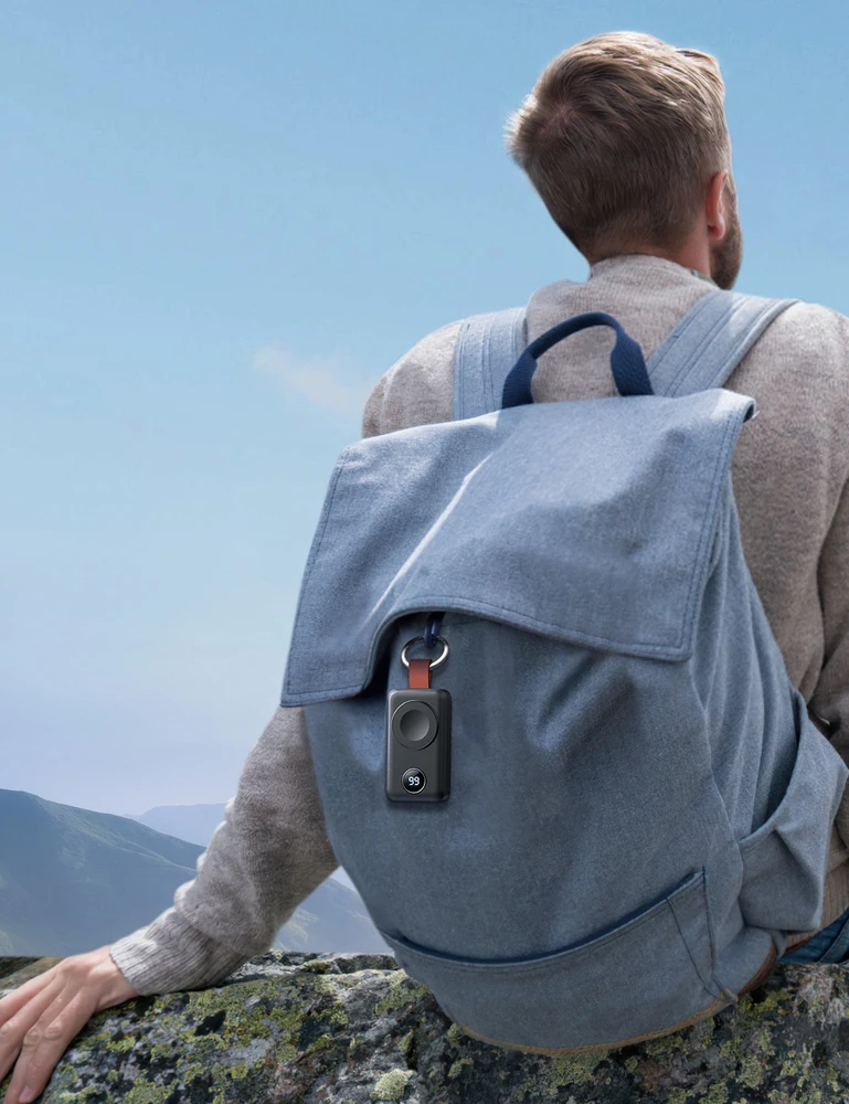 Nešiojamas belaidis įkroviklis išmaniajam laikrodžiui Joyroom JR-WQW01 2000mAh juodas