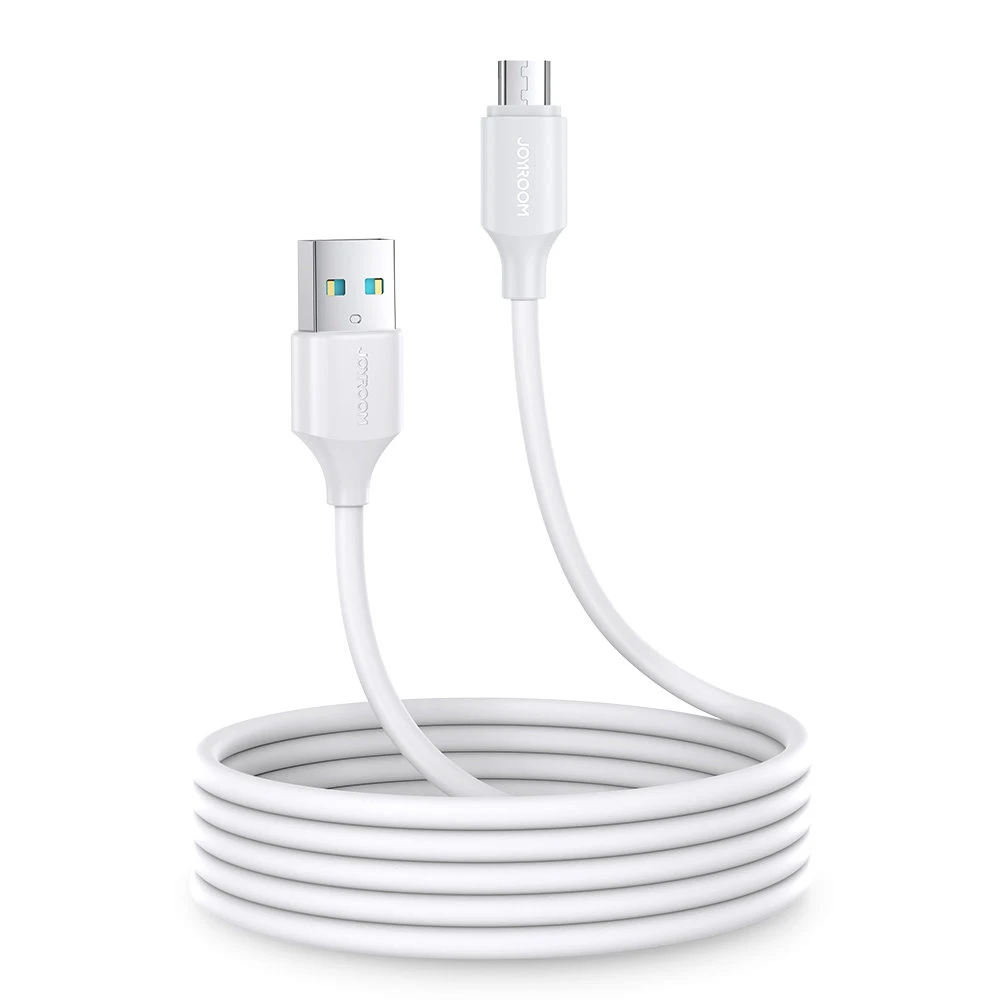 USB kabelis Joyroom S-UM018A9 USB į MicroUSB 2.4A 2.0m baltas