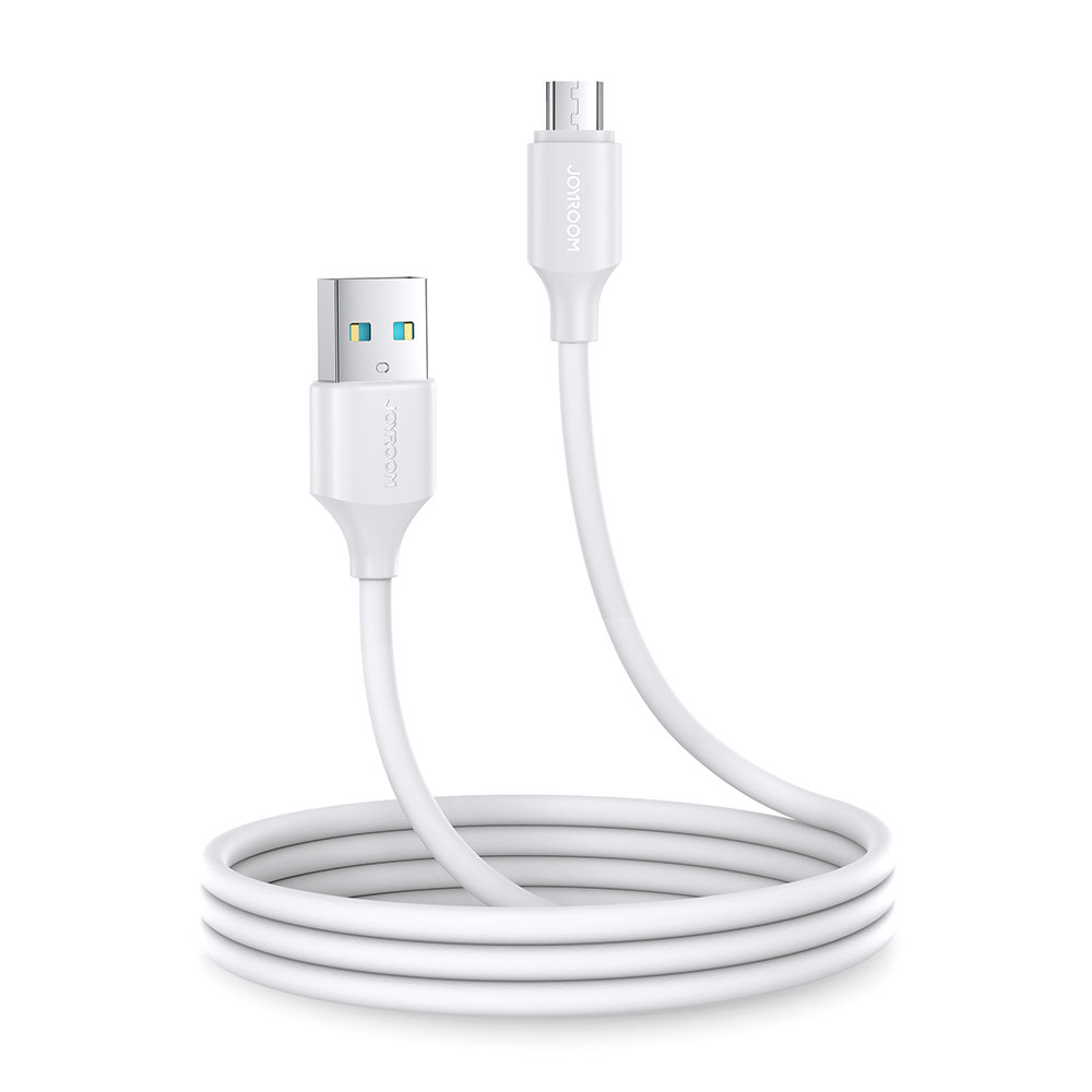 USB kabelis Joyroom S-UM018A9 USB į MicroUSB 2.4A 1.0m baltas
