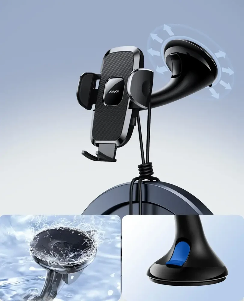 Automobilinis telefono laikiklis Joyroom JR-ZS259 (windshield) juodas