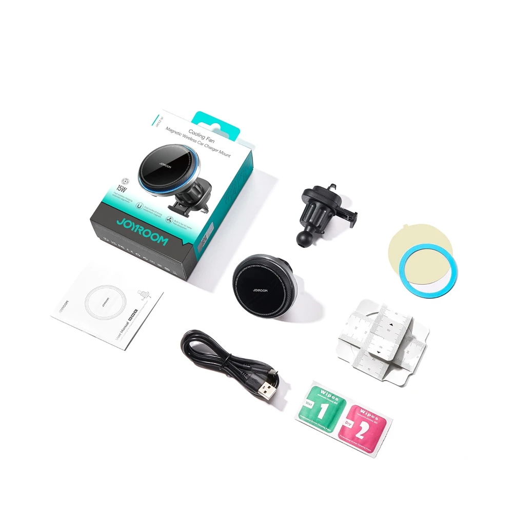 Automobilinis laikiklis-įkroviklis Joyroom JR-ZS387 MagSafe 15W juodas