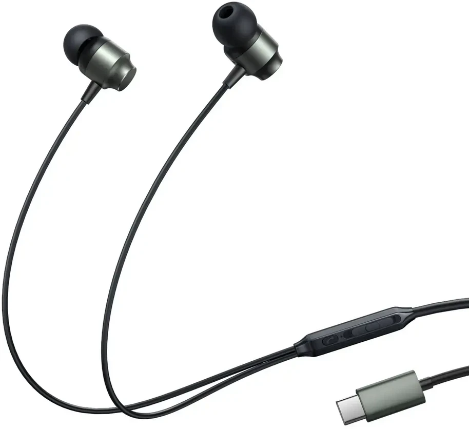 Joyroom JR-EC06 USB-C Įstatomos į ausis ausinės - pilka