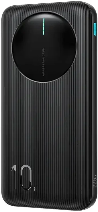 Joyroom JR-PBF12 Pro Powerbank 22.5W 10000mAh with Digital Ekranas 2x USB-A 1x USB-C - Juodas