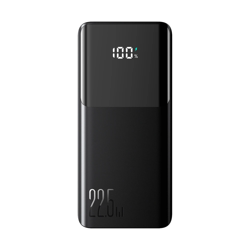 Joyroom JR-PBF19 22.5W 10000mAh Powerbank with Two Built-in Cables – juodos spalvos