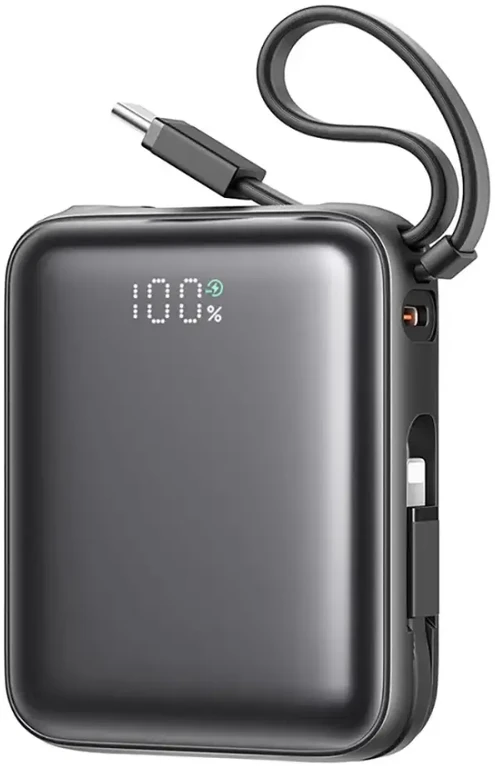 Išorinė baterija Power Bank Joyroom JR-PBF27 22.5W Mini 10000mAh juoda