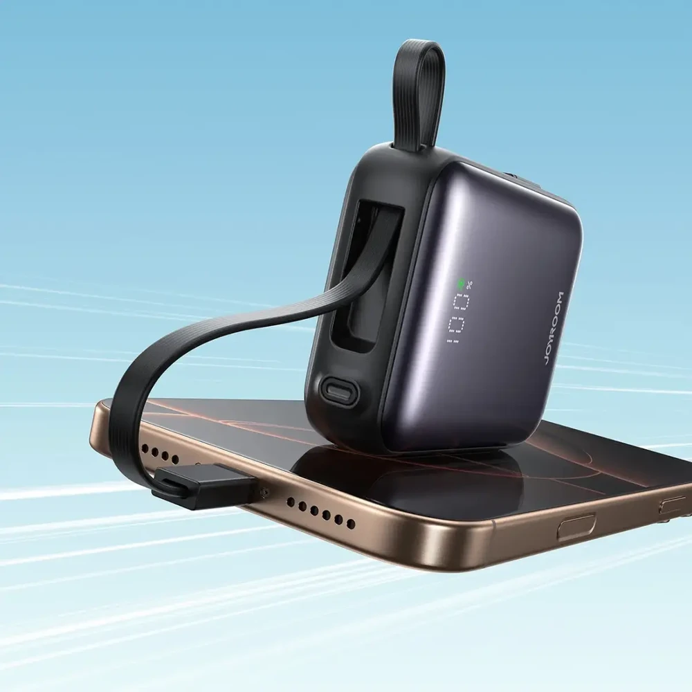 Išorinė baterija Power Bank Joyroom JR-PBF27 22.5W Mini 10000mAh juoda
