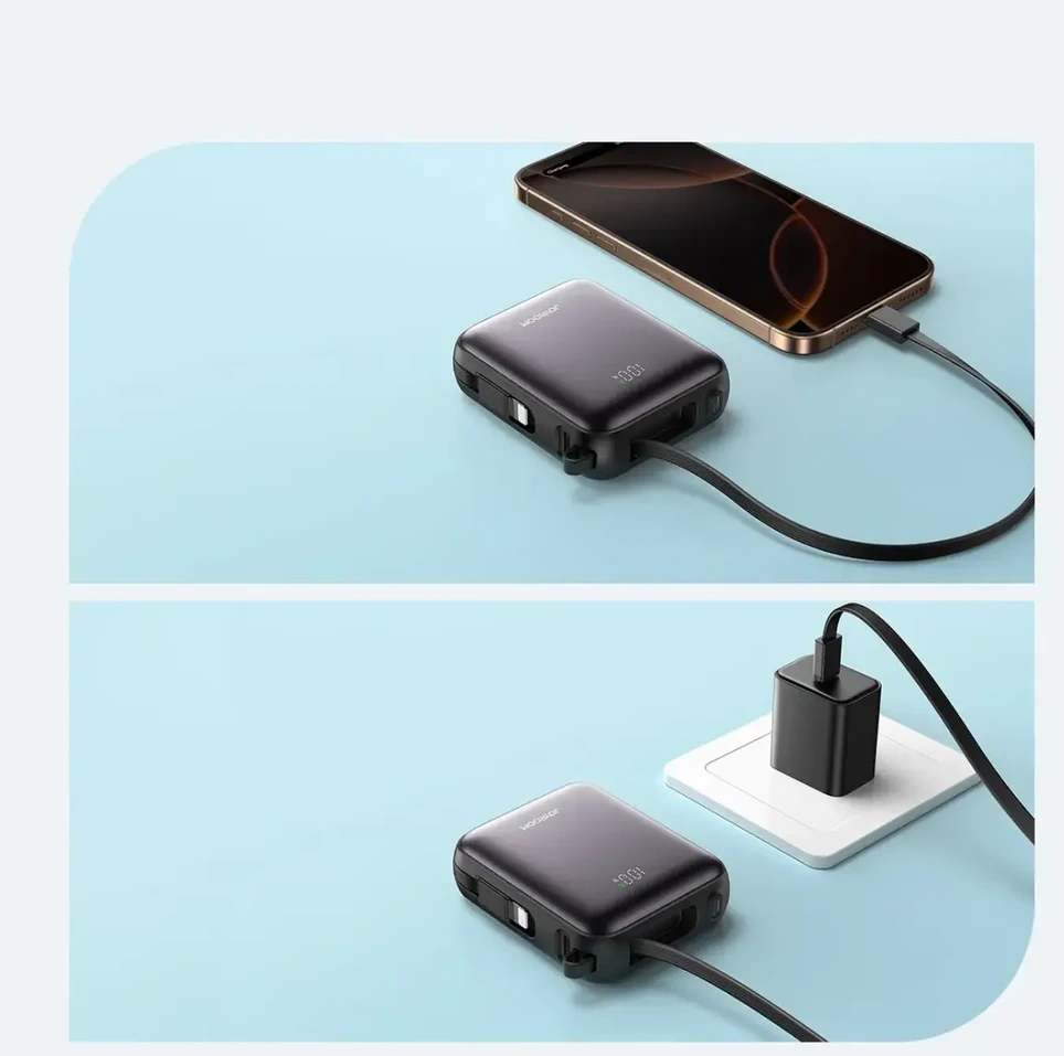 Išorinė baterija Power Bank Joyroom JR-PBF27 22.5W Mini 10000mAh juoda