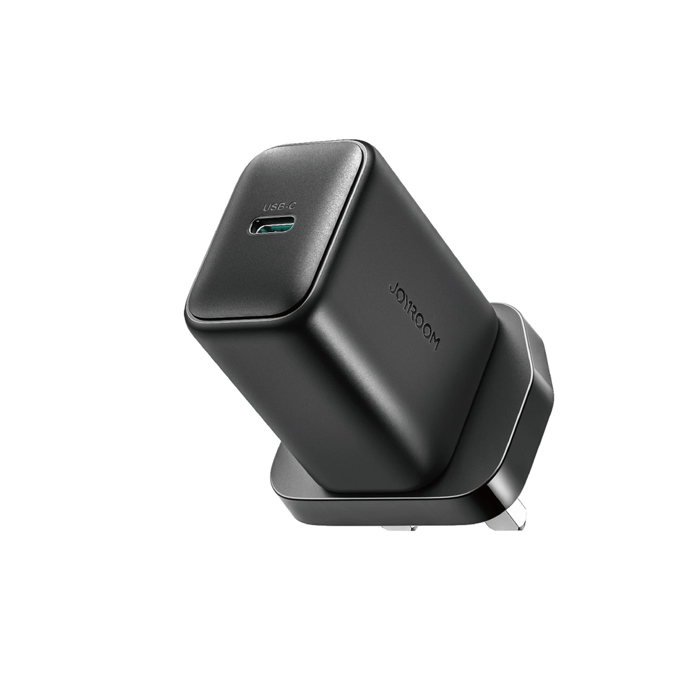 Joyroom JR-TCF23 25W sieninis įkroviklis su 1 m USB-C laidu - Juodas
