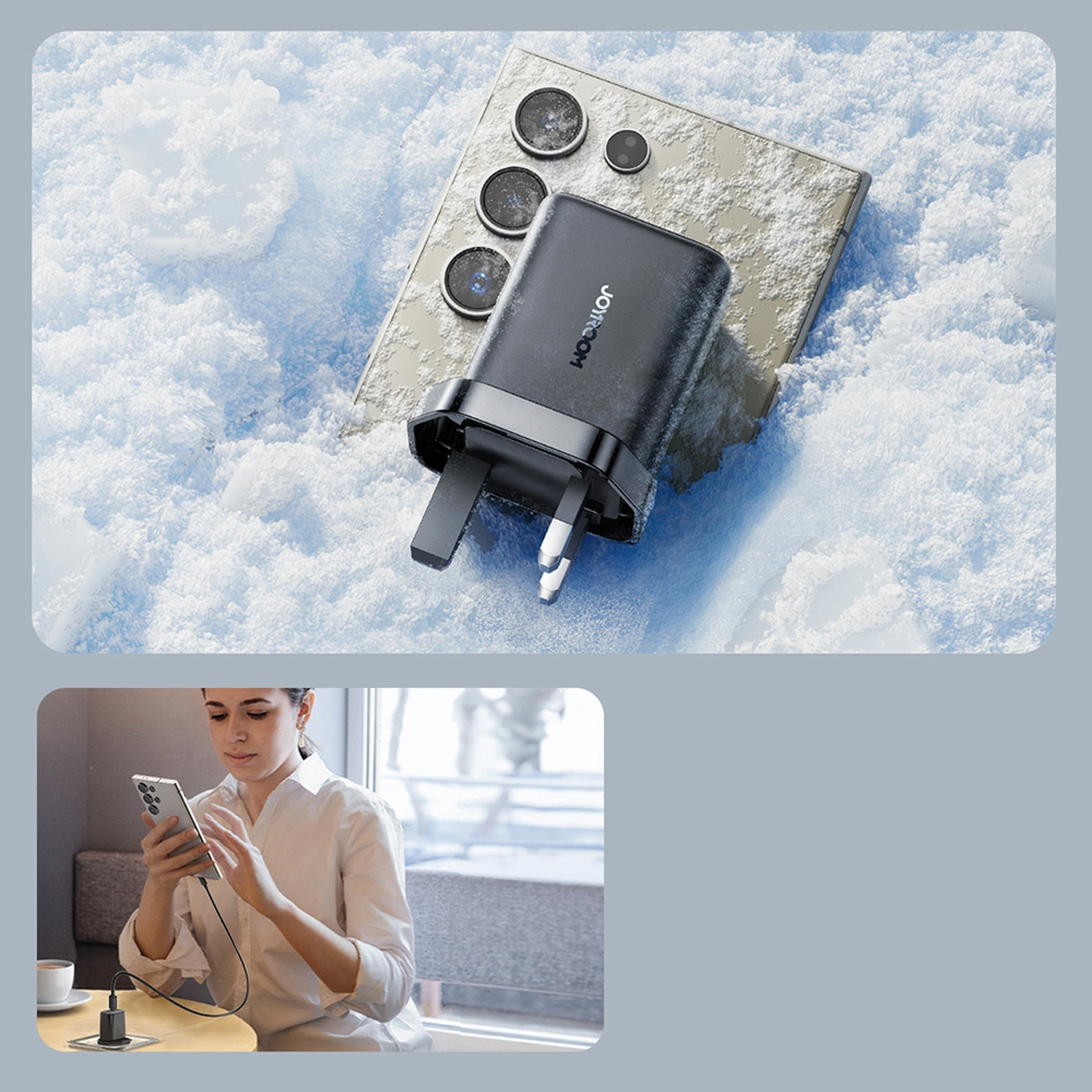 Joyroom JR-TCF23 25W sieninis įkroviklis su 1 m USB-C laidu - Juodas