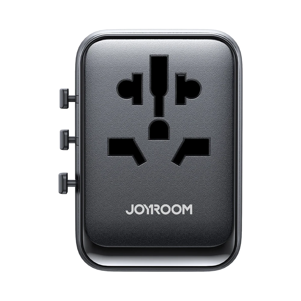 Universalus kelioninis įkroviklis Joyroom JR-TCW01 15W 3xUSB-A/USB-C juodas