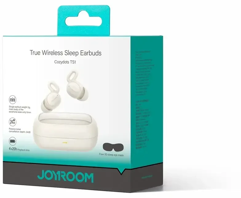Ausinės TWS Joyroom Cozydots Series JR-TS1 (juodos)
