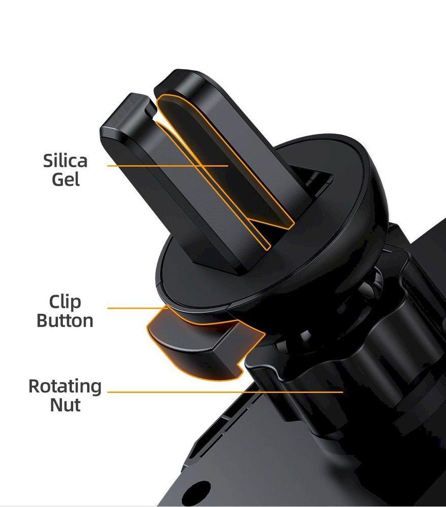 Joyroom car holder JR-ZS255 air vent juodas