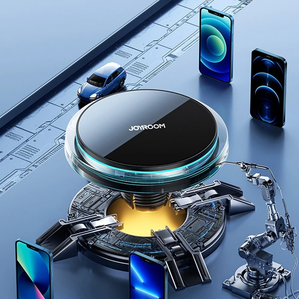 Automobilinis laikiklis-įkroviklis Joyroom JR-ZS291 15W MagSafe magnetinis, juodas